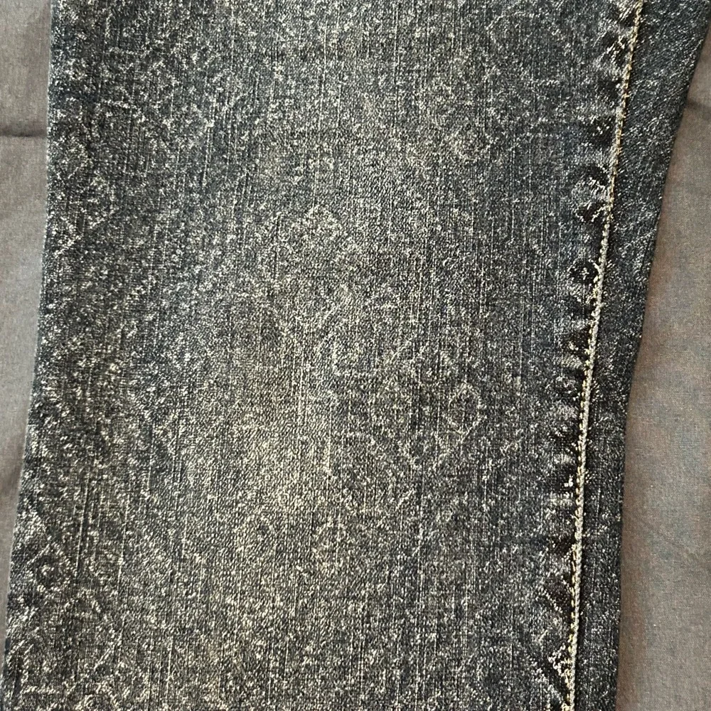 Ralph Lauren Dark Wash Mosaic Mandala Geometric Patterned Jeans - Picture 3 of 6